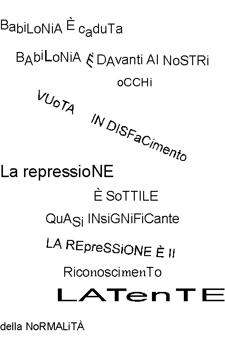 [Babilonia è caduta: poesia.]