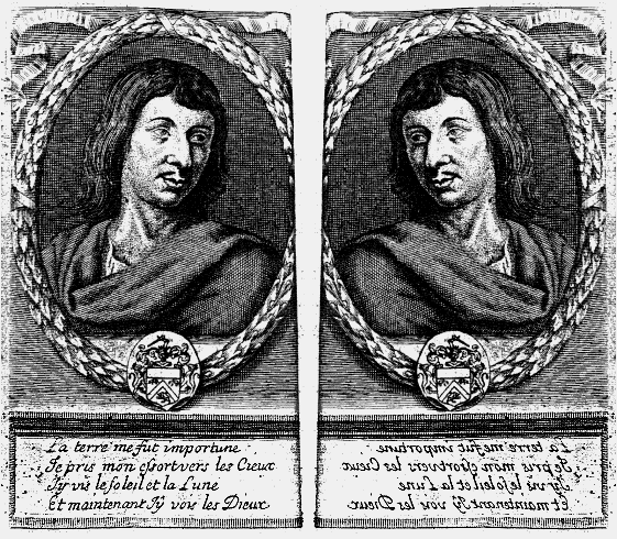 [Incisione rielaborata da una edizione storica del Cyrano]